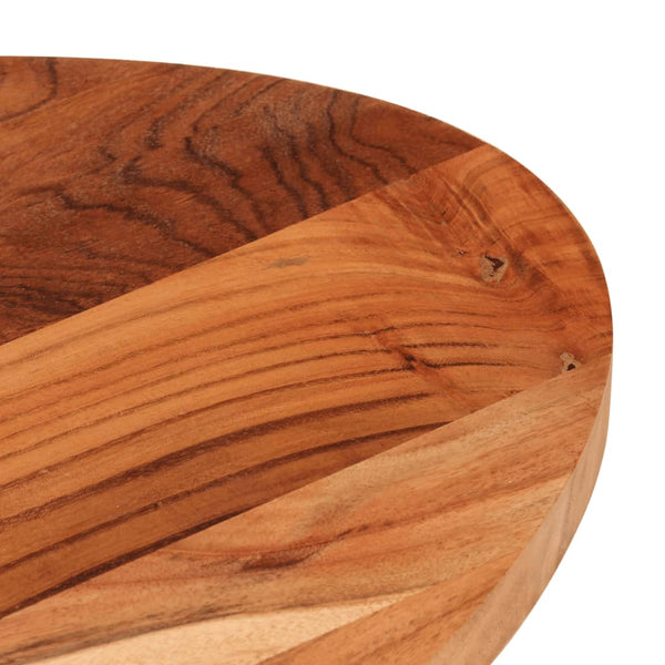 Pöytälevy 100x50x2,5 cm ovaali täysi akasiapuu