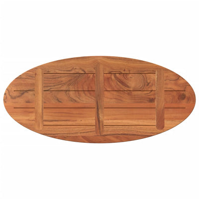 Pöytälevy 140x50x2,5 cm ovaali täysi akasiapuu