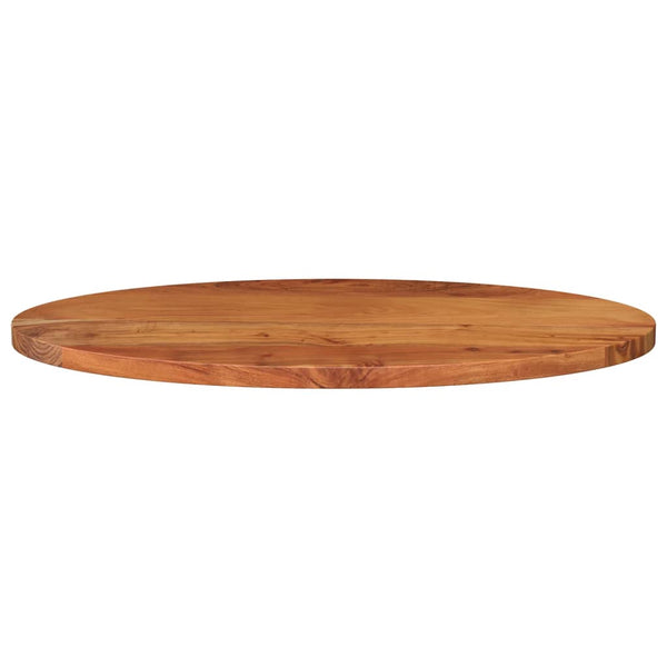 Pöytälevy 100x50x3,8 cm ovaali täysi akasiapuu
