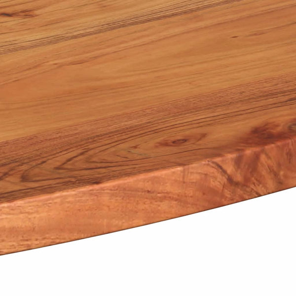 Pöytälevy 120x60x3,8 cm ovaali täysi akasiapuu