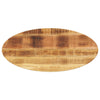 Pöytälevy 100x50x2,5 cm ovaali täysi mangopuu