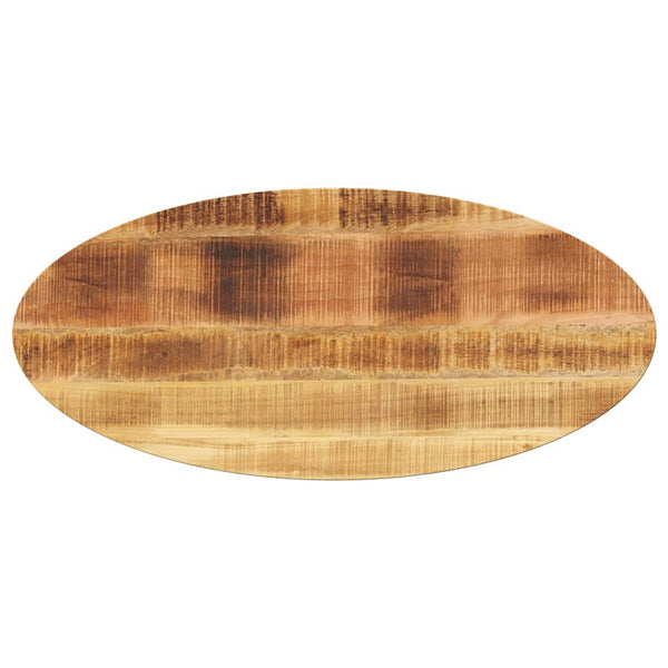 Pöytälevy 100x50x2,5 cm ovaali täysi mangopuu