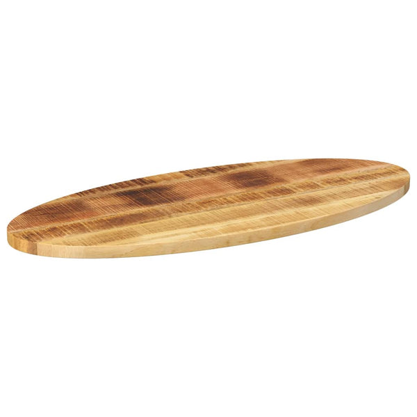 Pöytälevy 100x50x2,5 cm ovaali täysi mangopuu