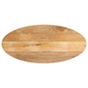 Pöytälevy 100x50x2,5 cm ovaali täysi mangopuu