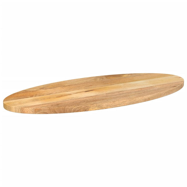 Pöytälevy 100x50x2,5 cm ovaali täysi mangopuu