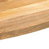 Pöytälevy 100x50x2,5 cm ovaali täysi mangopuu