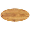 Pöytälevy 100x50x2,5 cm ovaali täysi mangopuu