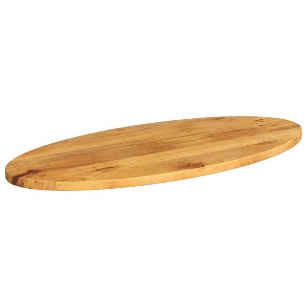 Pöytälevy 100x50x2,5 cm ovaali täysi mangopuu