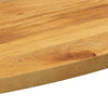 Pöytälevy 100x50x2,5 cm ovaali täysi mangopuu