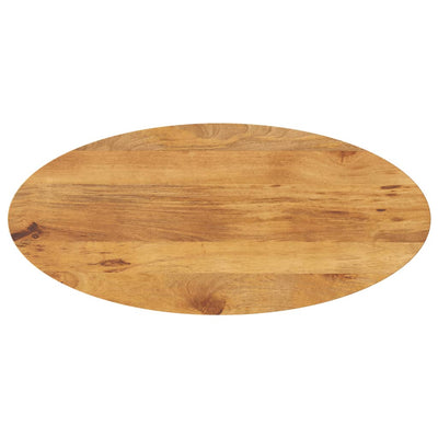 Pöytälevy 110x50x2,5 cm ovaali täysi mangopuu