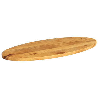 Pöytälevy 110x50x2,5 cm ovaali täysi mangopuu