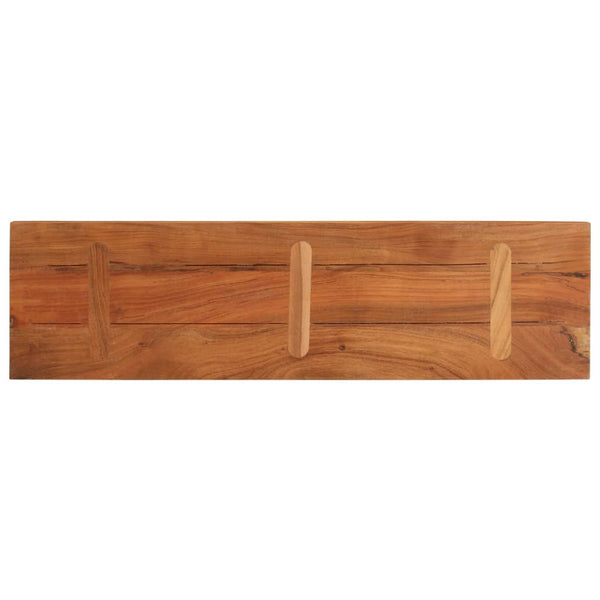 Pöytälevy 100x20x2,5 cm suorakaide täysi akasiapuu