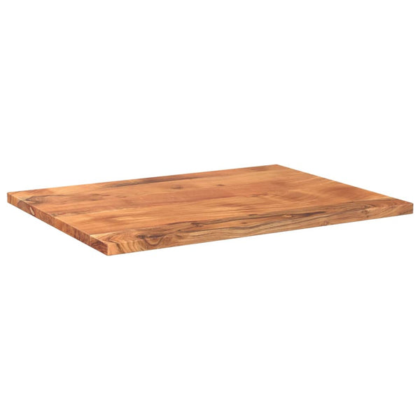 Pöytälevy 80x50x2,5 cm suorakaide täysi akasiapuu