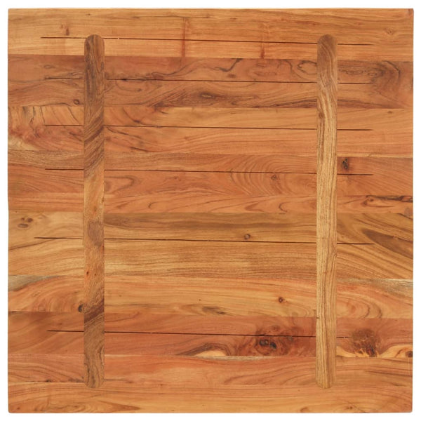 Pöytälevy 70x70x2,5 cm neliö täysi akasiapuu