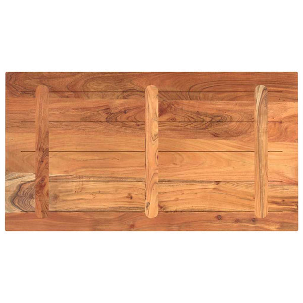 Pöytälevy 100x70x2,5 cm suorakaide täysi akasiapuu