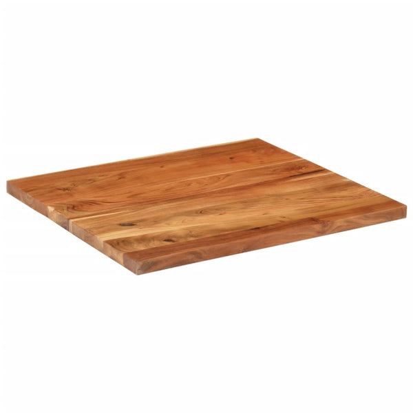 Pöytälevy 100x80x2,5 cm suorakaide täysi akasiapuu