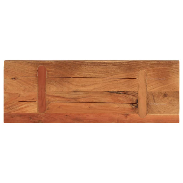 Pöytälevy 90x30x3,8 cm suorakaide täysi akasiapuu
