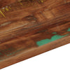 Pöytälevy 70x50x2,5 cm suorakaide kierrätetty täyspuu