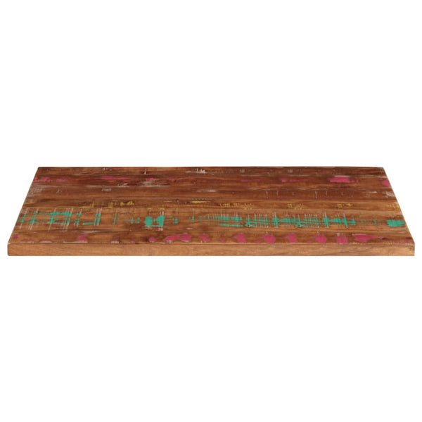 Pöytälevy 100x20x2,5 cm suorakaide kierrätetty täyspuu