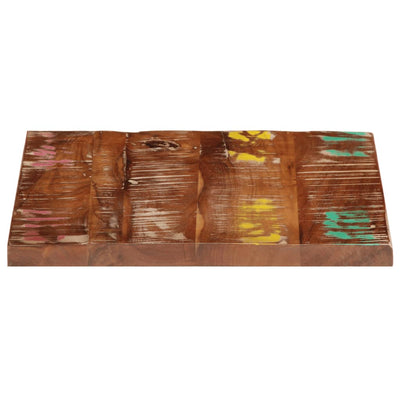Pöytälevy 60x60x1,5 cm Neliönmuotoinen massiivipuu kierrätetty