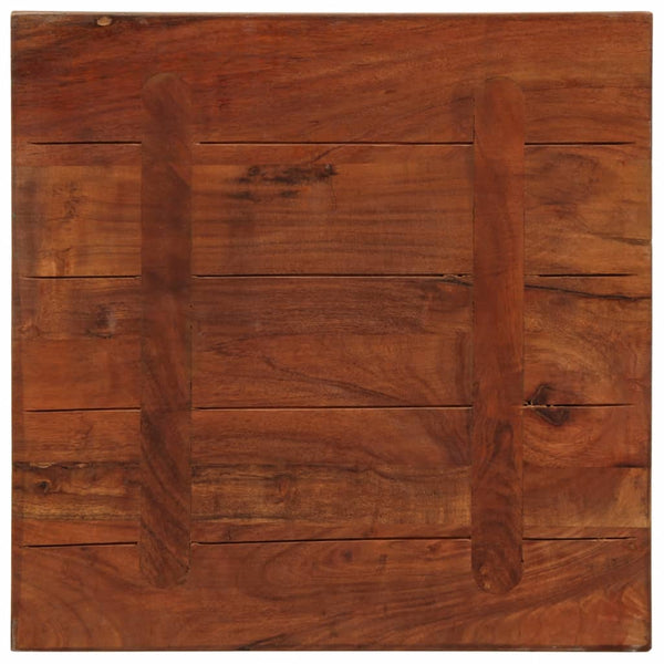 Pöytälevy 60x60x2,5 cm neliö kierrätetty täyspuu