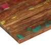 Pöytälevy 120x60x1,5 cm suorakaide kierrätetty täyspuu