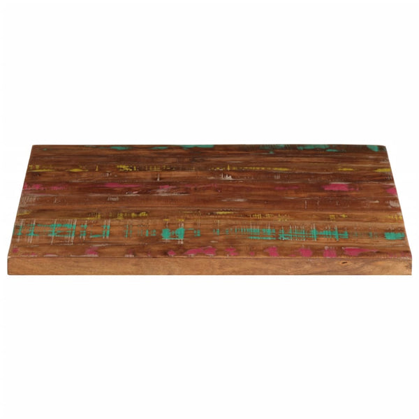 Pöytälevy 70x70x1,5 cm neliö kierrätetty täyspuu