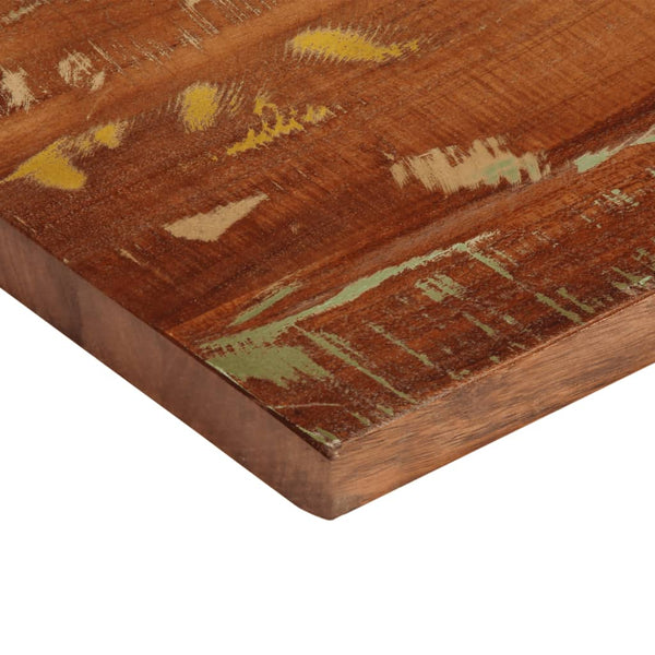Pöytälevy 110x30x3,8 cm suorakaide kierrätetty täyspuu