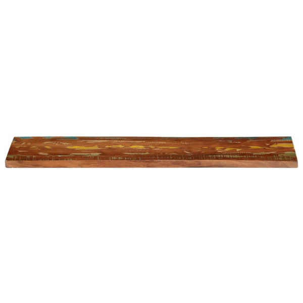 Pöytälevy 110x40x3,8 cm suorakaide kierrätetty täyspuu