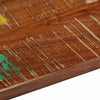 Pöytälevy 60x50x3,8 cm suorakaide kierrätetty täyspuu