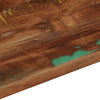 Pöytälevy 120x70x3,8 cm suorakaide kierrätetty täyspuu