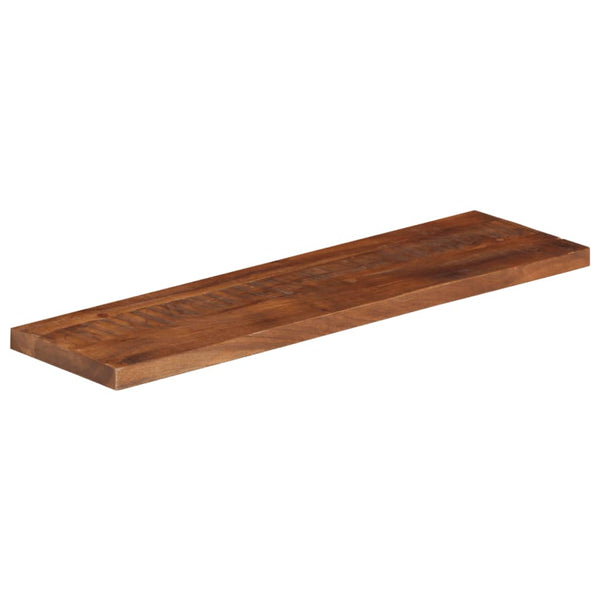 Pöytälevy 120x30x2,5 cm suorakaide kierrätetty täyspuu