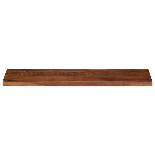 Pöytälevy 120x30x2,5 cm suorakaide kierrätetty täyspuu
