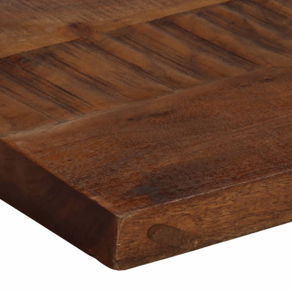 Pöytälevy 120x30x2,5 cm suorakaide kierrätetty täyspuu