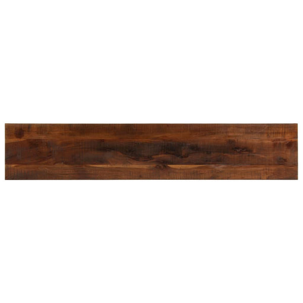 Pöytälevy 140x40x2,5 cm suorakaide kierrätetty täyspuu
