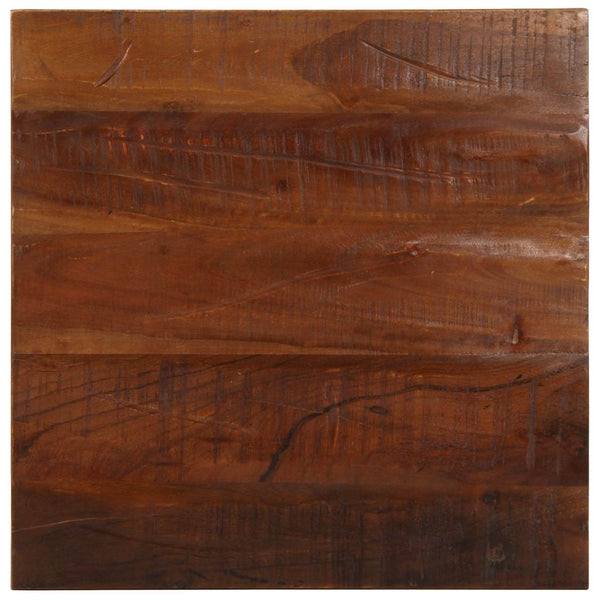 Pöytälevy 50x50x2,5 cm neliö kierrätetty täyspuu