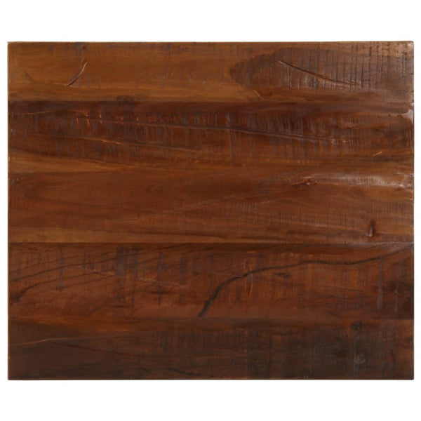Pöytälevy 60x50x2,5 cm suorakaide kierrätetty täyspuu