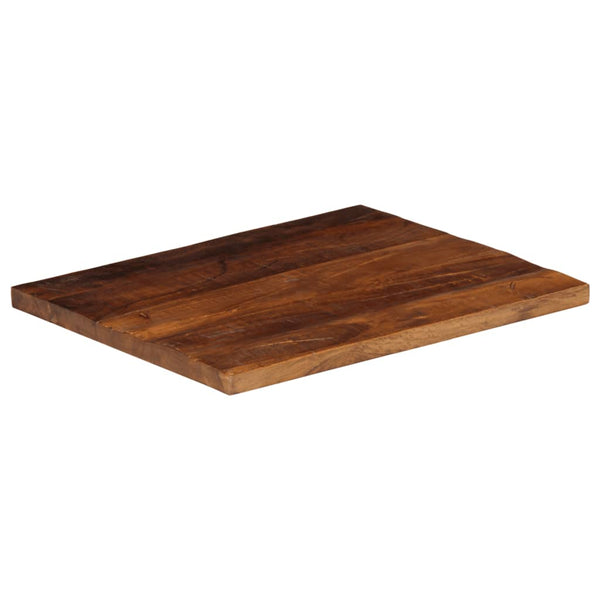 Pöytälevy 60x50x2,5 cm suorakaide kierrätetty täyspuu
