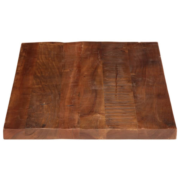 Pöytälevy 110x50x2,5 cm suorakaide kierrätetty täyspuu