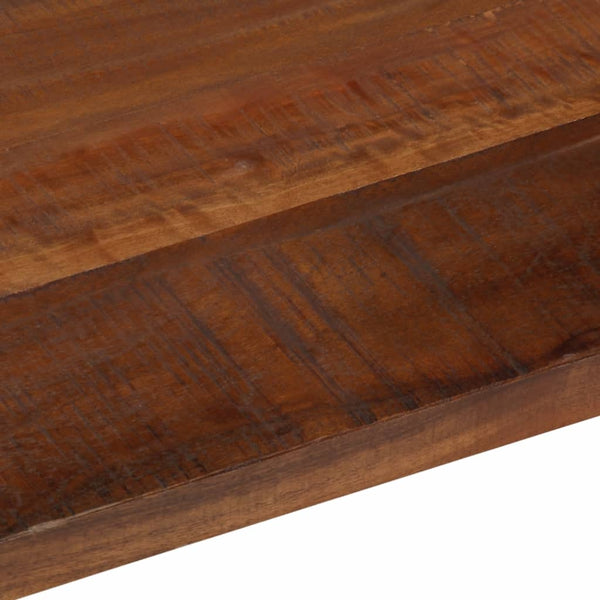 Pöytälevy 140x50x2,5 cm suorakaide kierrätetty täyspuu