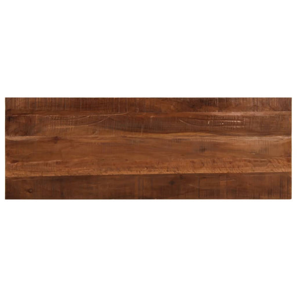 Pöytälevy 160x50x2,5 cm suorakaide kierrätetty täyspuu
