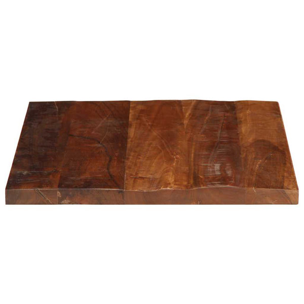 Pöytälevy 60x60x2,5 cm neliö kierrätetty täyspuu