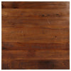 Pöytälevy 70x70x2,5 cm neliö kierrätetty täyspuu