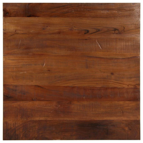 Pöytälevy 70x70x2,5 cm neliö kierrätetty täyspuu