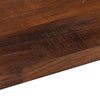 Pöytälevy 80x70x2,5 cm suorakaide kierrätetty täyspuu