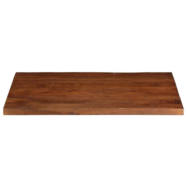 Pöytälevy 90x80x2,5 cm suorakaide kierrätetty täyspuu
