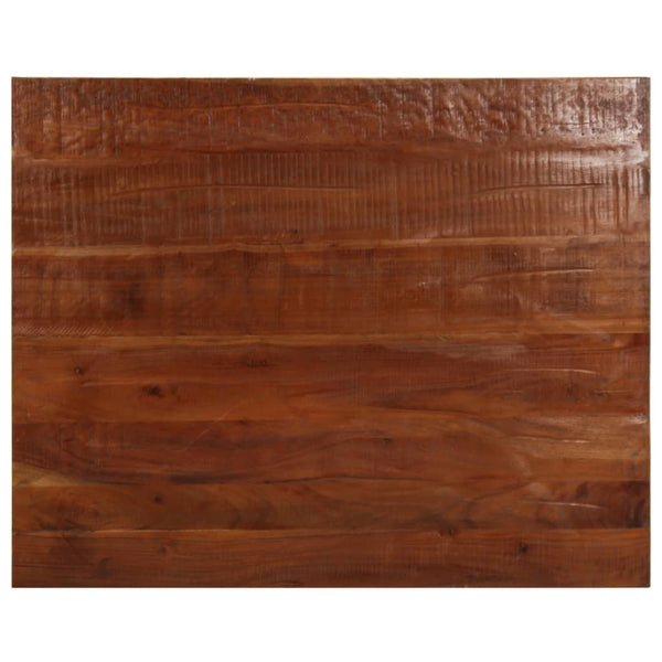 Pöytälevy 100x80x2,5 cm suorakaide kierrätetty täyspuu