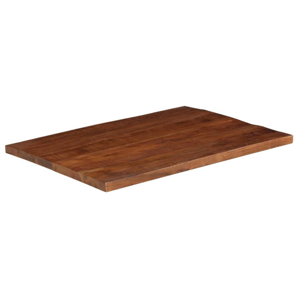 Pöytälevy 100x80x2,5 cm suorakaide kierrätetty täyspuu
