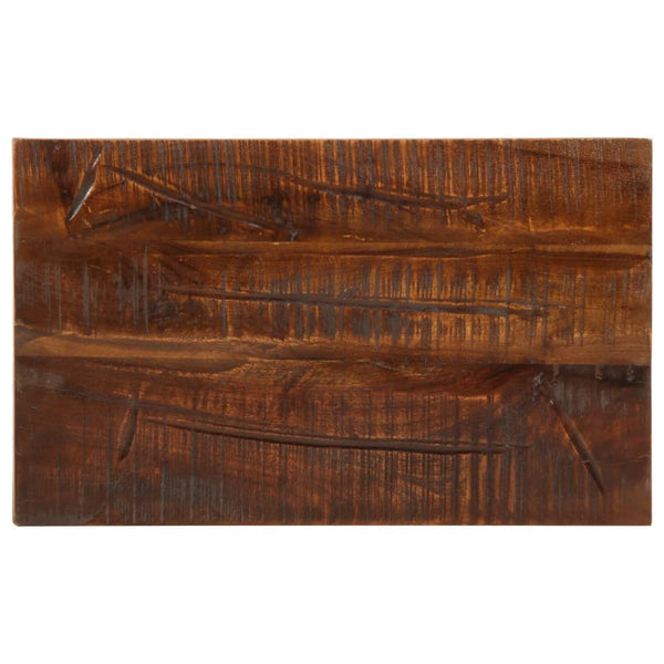 Pöytälevy 40x20x3,8 cm suorakaide kierrätetty täyspuu