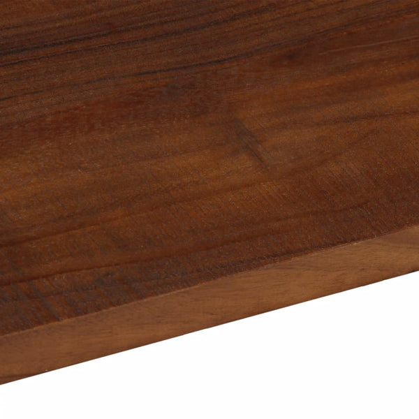 Pöytälevy 80x30x3,8 cm suorakaide kierrätetty täyspuu